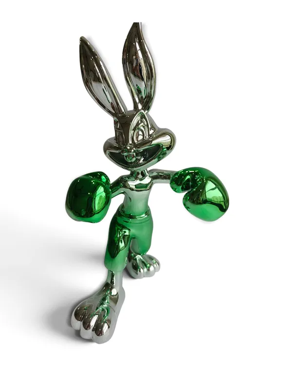 Chrome_Bunny_Table_Decor_Figurine