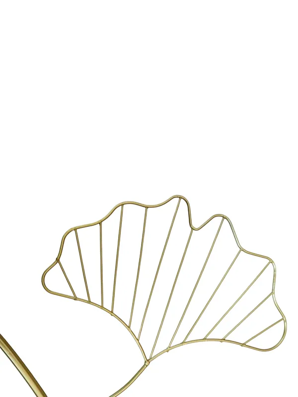 DecorGlam_Ginkgo_Leaf_3-Piece_Metal_Wall_Clock_-_Modern_Luxury_Wall_Art_Clock_for_Living_Room