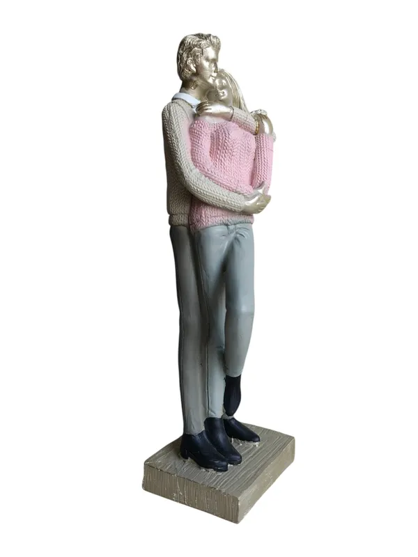 COUPLE-PNK:_Pink_Sweater_Embrace