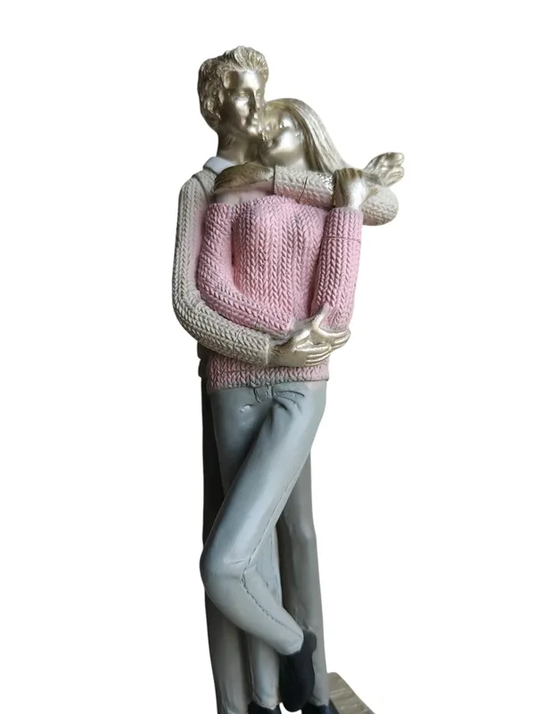 COUPLE-PNK:_Pink_Sweater_Embrace