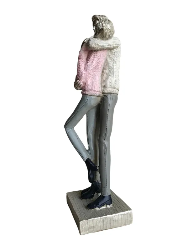 COUPLE-PNK:_Pink_Sweater_Embrace