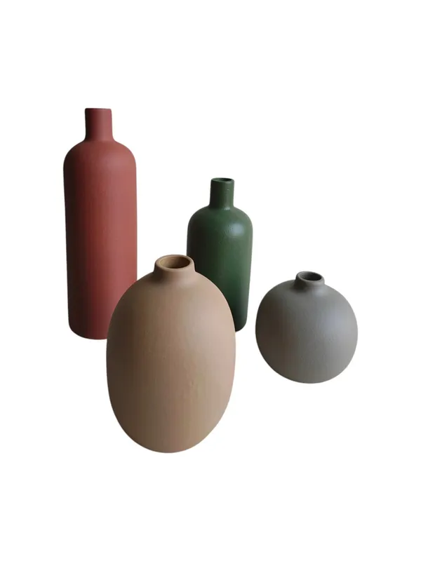 Earth_Hue_-_Set_of_4_Matte_Ceramic_Vases