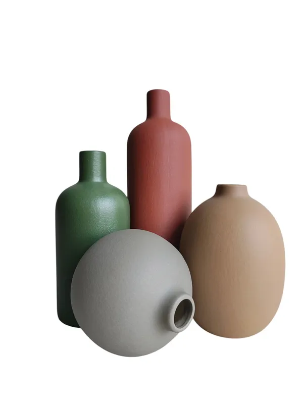 Earth_Hue_-_Set_of_4_Matte_Ceramic_Vases