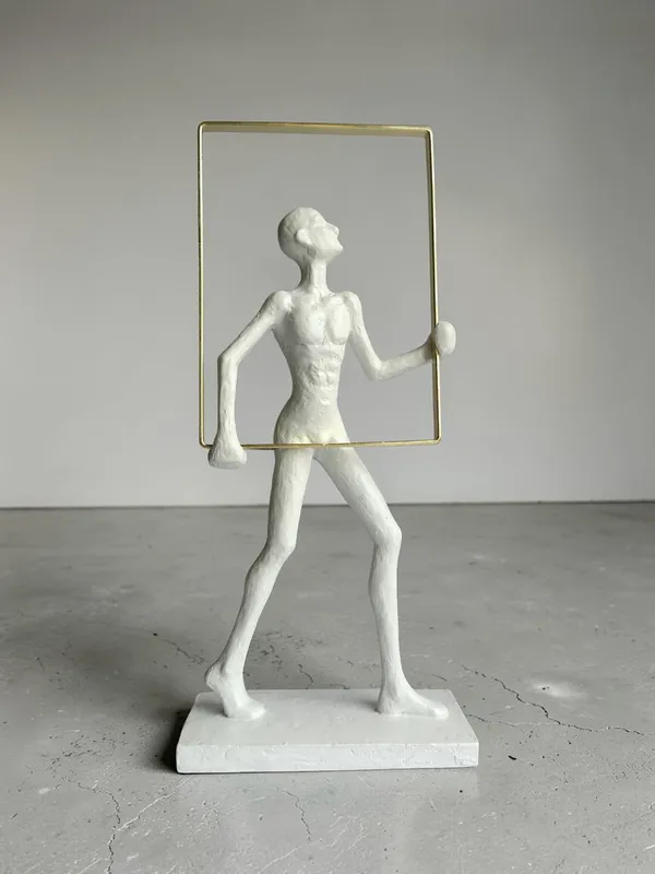 Abstract_Man_Frame_White