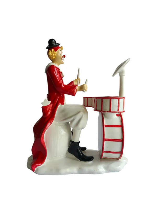 Drummer_Band_Clown_Figurine
