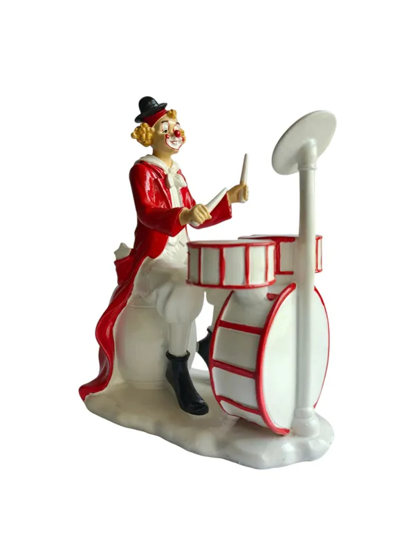 Drummer_Band_Clown_Figurine