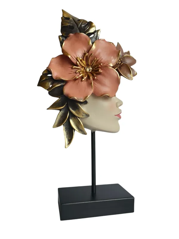 Floral_Lady_Face_Sculpture_-_Decorative_Table_Showpiece