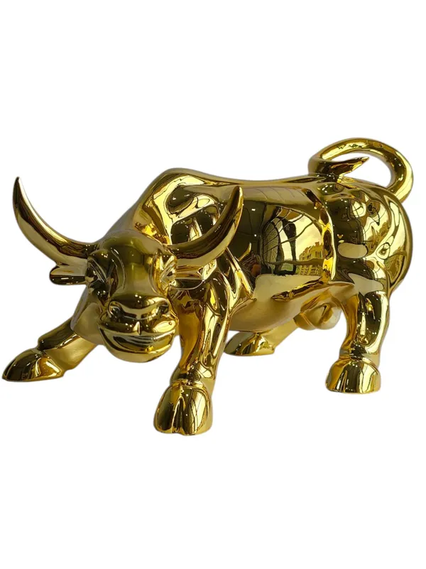 Golden_Charging_Bull_Statue_-_Luxury_Table_Showpiece