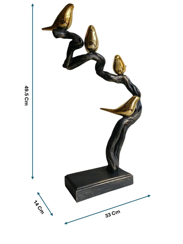 Golden_Harmony_-_4_Birds_on_Twisted_Branch_Sculpture