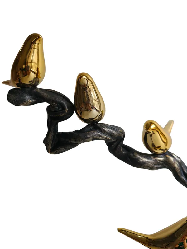 Golden_Harmony_-_4_Birds_on_Twisted_Branch_Sculpture