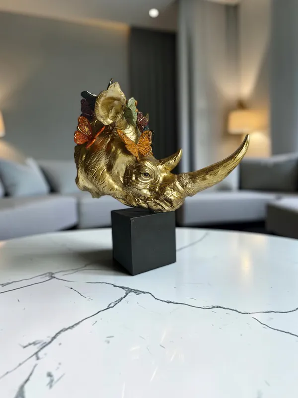 Golden_Rhino_Butterfly_Sculpture_-_Luxury_Resin_Table_Decor