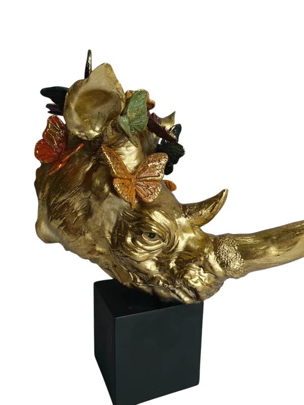 Golden_Rhino_Butterfly_Sculpture_-_Luxury_Resin_Table_Decor