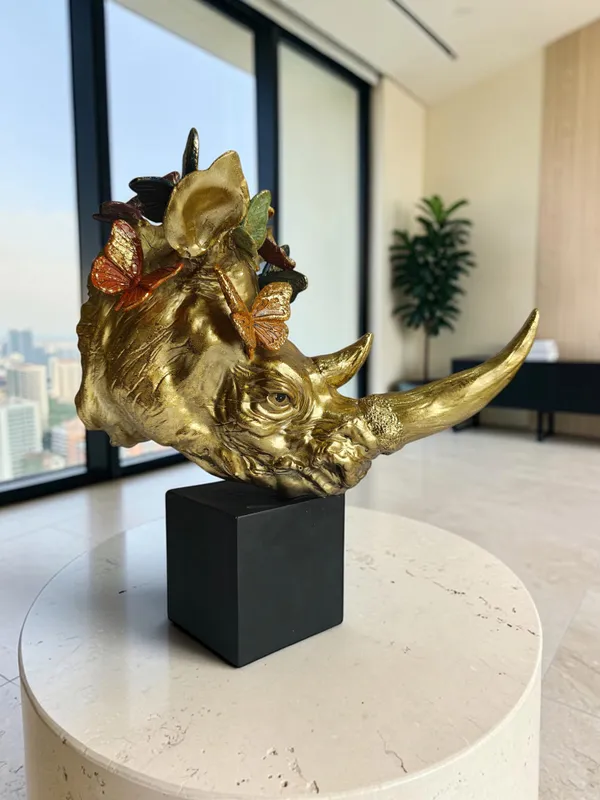 Golden_Rhino_Butterfly_Sculpture_-_Luxury_Resin_Table_Decor