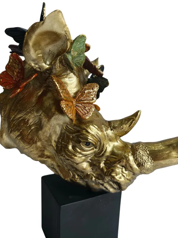 Golden_Rhino_Butterfly_Sculpture_-_Luxury_Resin_Table_Decor
