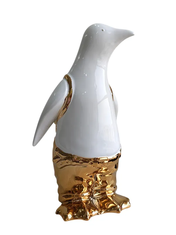 Golden_Tux_Penguin_-_Luxury_Ceramic_Vase_Figurine