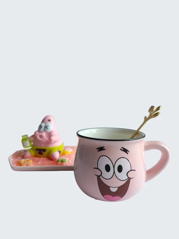 PatrickStar_3D-_Mug_&_Tray_Set-_Bubble_Blower_Edition