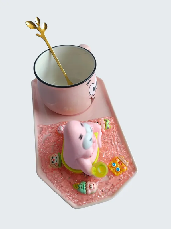PatrickStar_3D-_Mug_&_Tray_Set-_Bubble_Blower_Edition