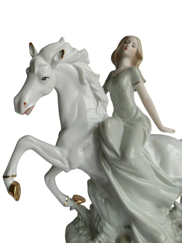 Lady_Riding_White_Horse_Showpiece_-_Victorian_Porcelain_Princess_Figurine
