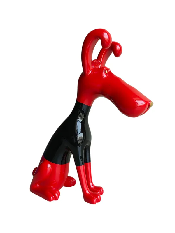 DOG-RED:_Scarlet_Pop_Art_Hound