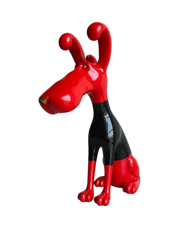 DOG-RED:_Scarlet_Pop_Art_Hound