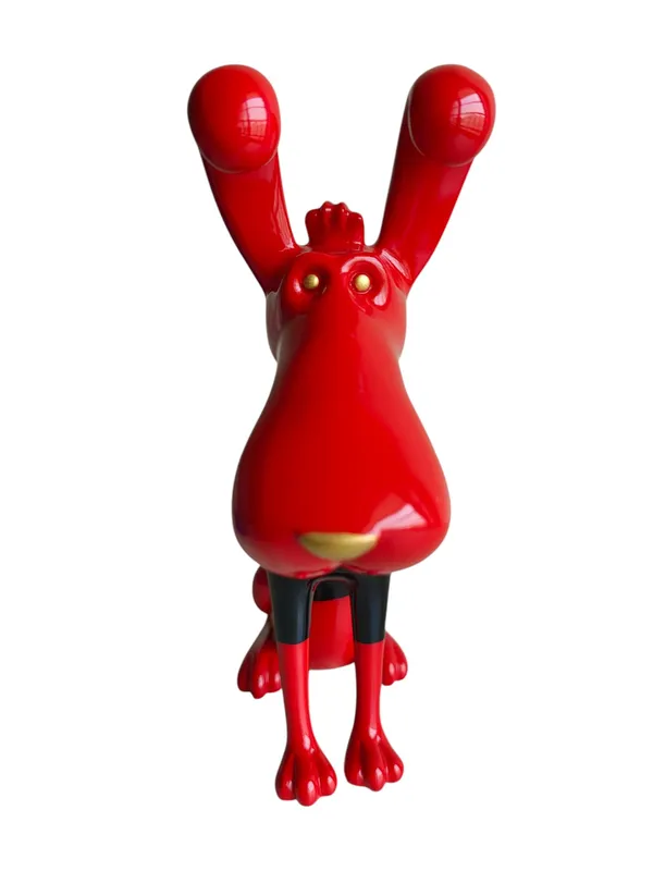 DOG-RED:_Scarlet_Pop_Art_Hound
