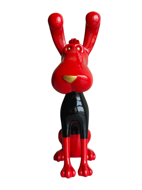 DOG-RED:_Scarlet_Pop_Art_Hound