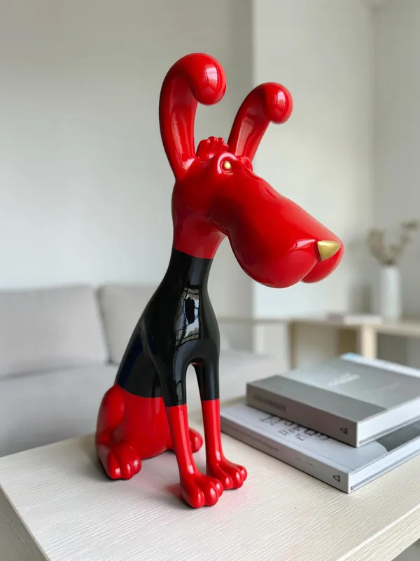 DOG-RED:_Scarlet_Pop_Art_Hound