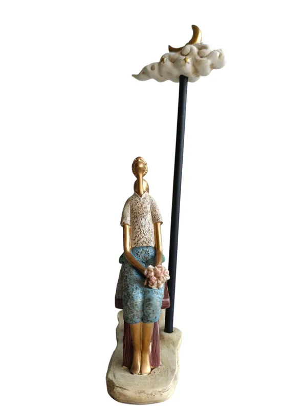 Moonlit_Dream_Couple_-_Romantic_Bench_Figurine_with_Crescent_Moon_Cloud_(Turquoise_Green_&_Blue)