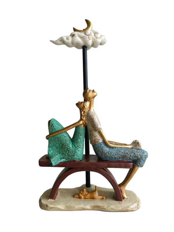 Moonlit_Dream_Couple_-_Romantic_Bench_Figurine_with_Crescent_Moon_Cloud_(Turquoise_Green_&_Blue)