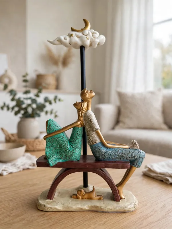 Moonlit_Dream_Couple_-_Romantic_Bench_Figurine_with_Crescent_Moon_Cloud_(Turquoise_Green_&_Blue)