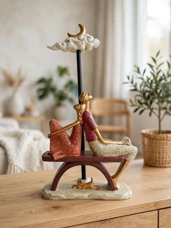 Moonlit_Romance_-_Romantic_Couple_Sitting_on_Bench_with_Dog_Figurine