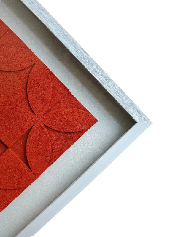 Luxury_Orange_Abstract_Wooden_Wall_Frame_Set_of_2