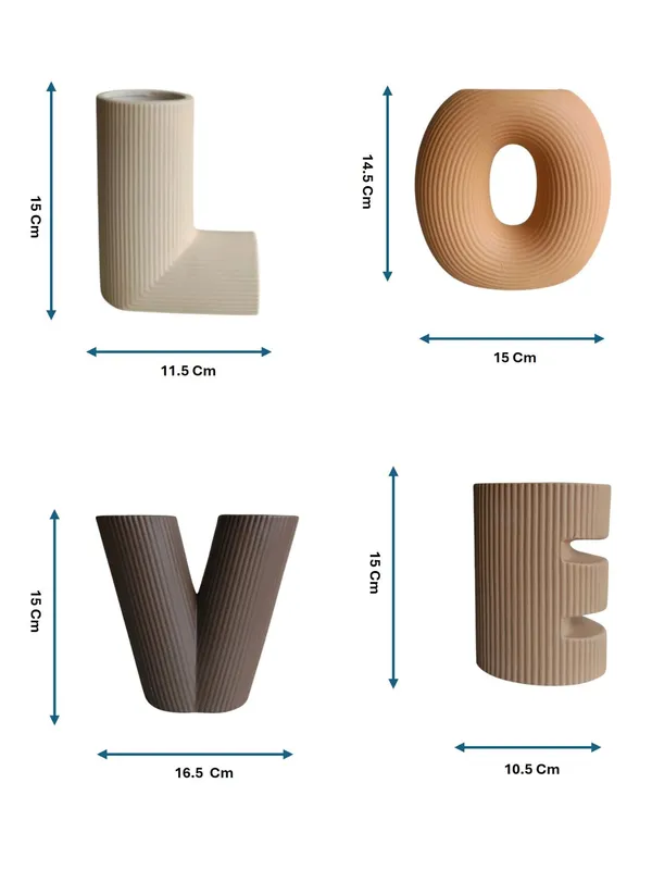 Neutral_Ribbed_LOVE_-_Sculptural_Ceramic_Letter_Vases