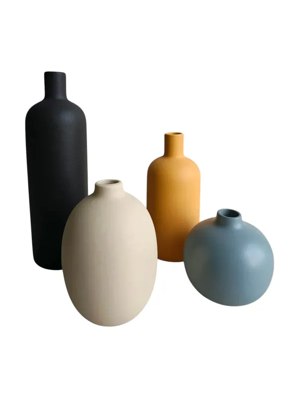 Nordic_Pop_-_Set_of_4_Matte_Ceramic_Vases