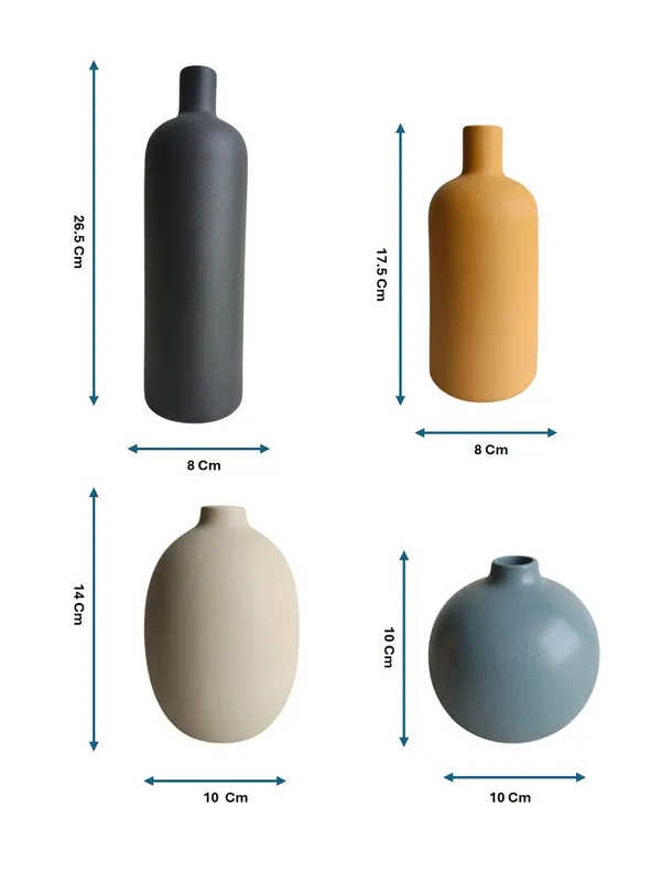 Nordic_Pop_-_Set_of_4_Matte_Ceramic_Vases