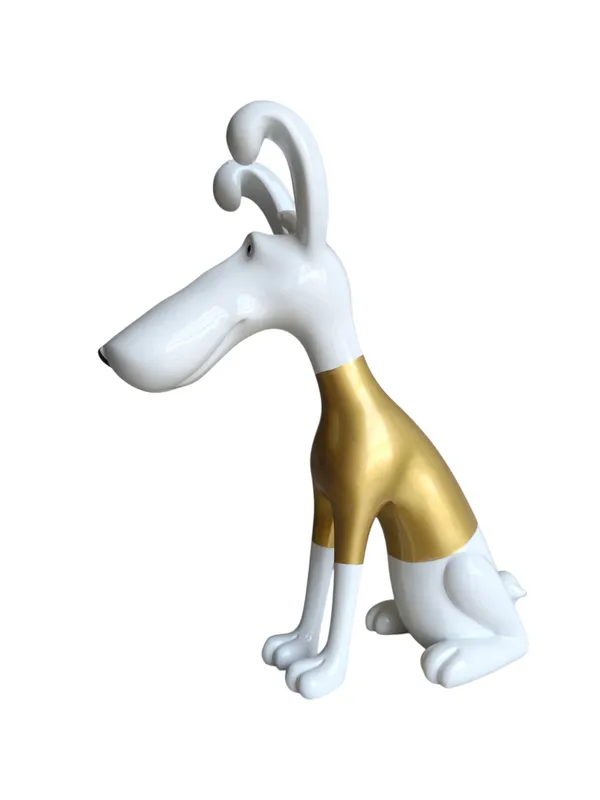DOG-WHITE:_Scarlet_Pop_Art_Hound