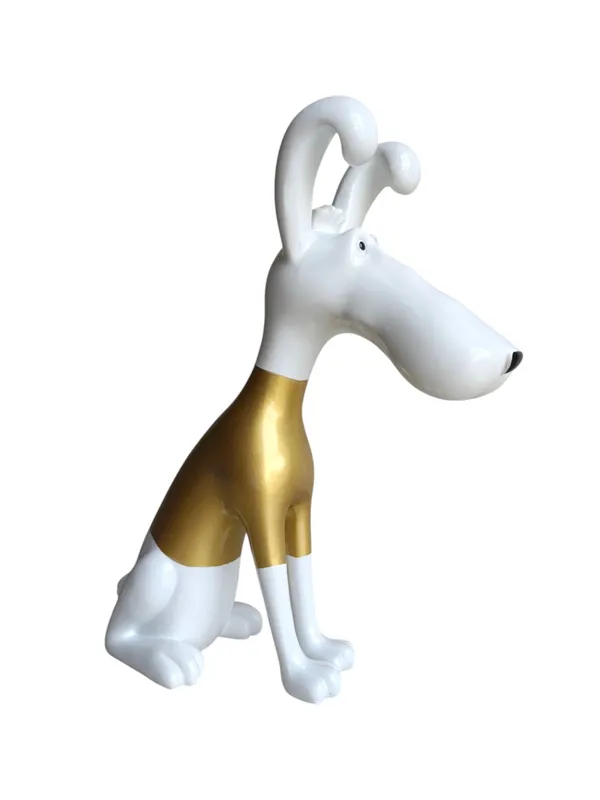 DOG-WHITE:_Scarlet_Pop_Art_Hound
