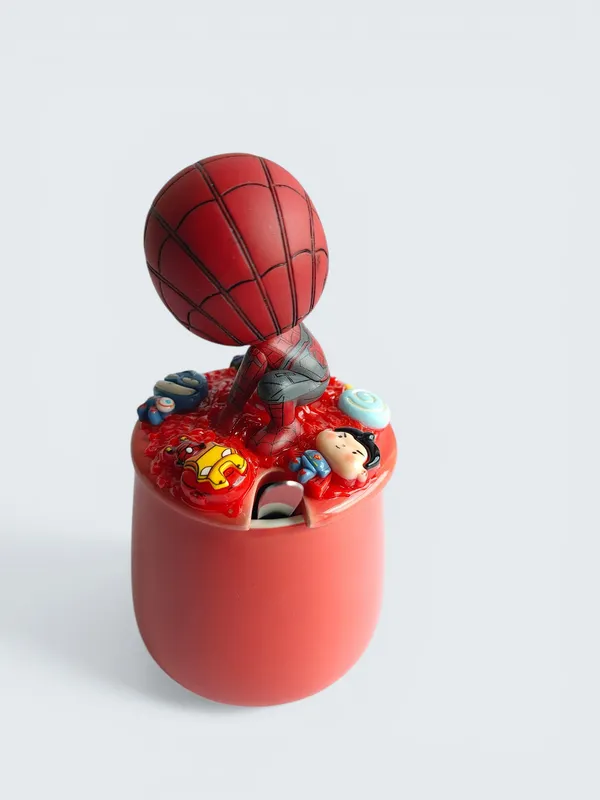 Grey_Spidey_3D-_Mug_&_Lid_Set