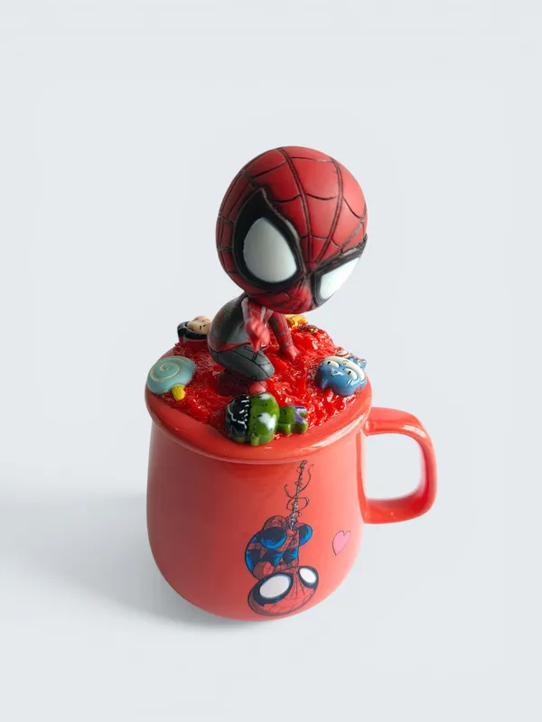 Grey_Spidey_3D-_Mug_&_Lid_Set