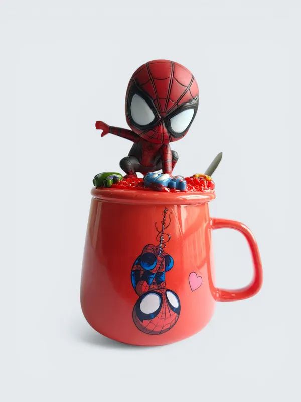 Grey_Spidey_3D-_Mug_&_Lid_Set