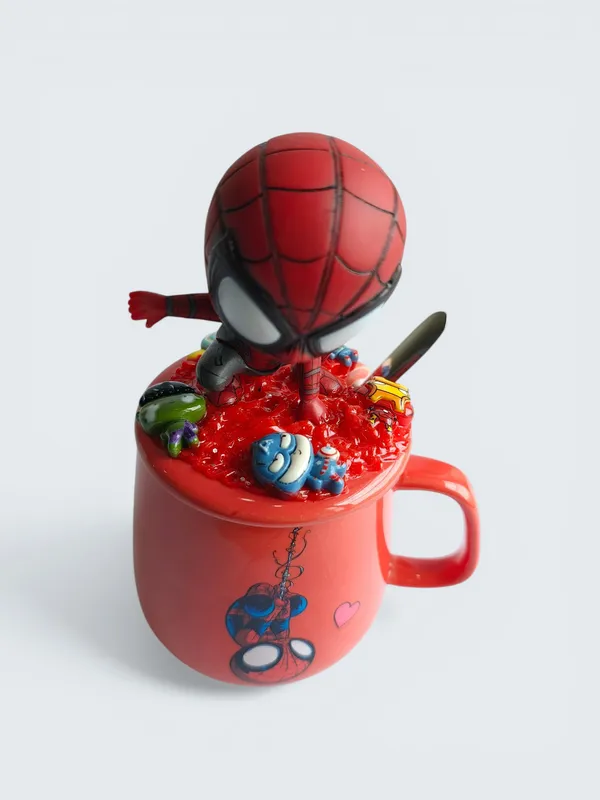 Grey_Spidey_3D-_Mug_&_Lid_Set