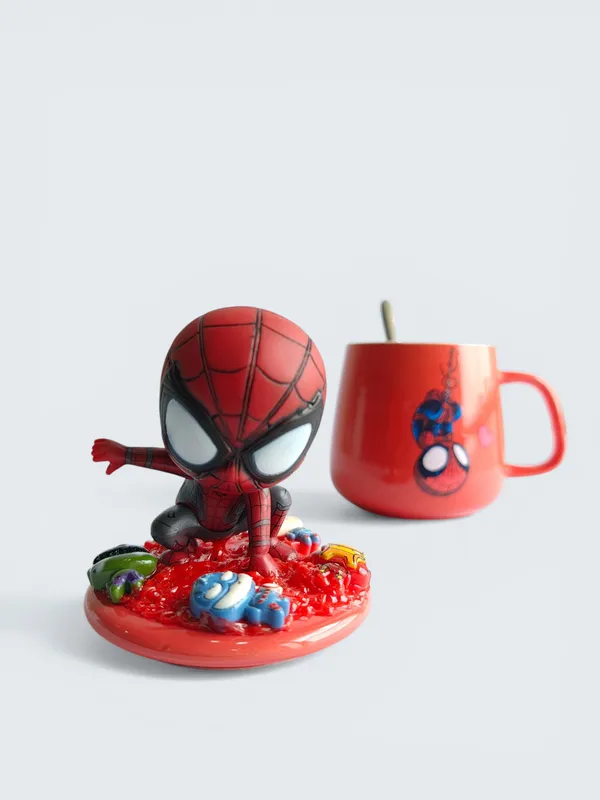 Grey_Spidey_3D-_Mug_&_Lid_Set