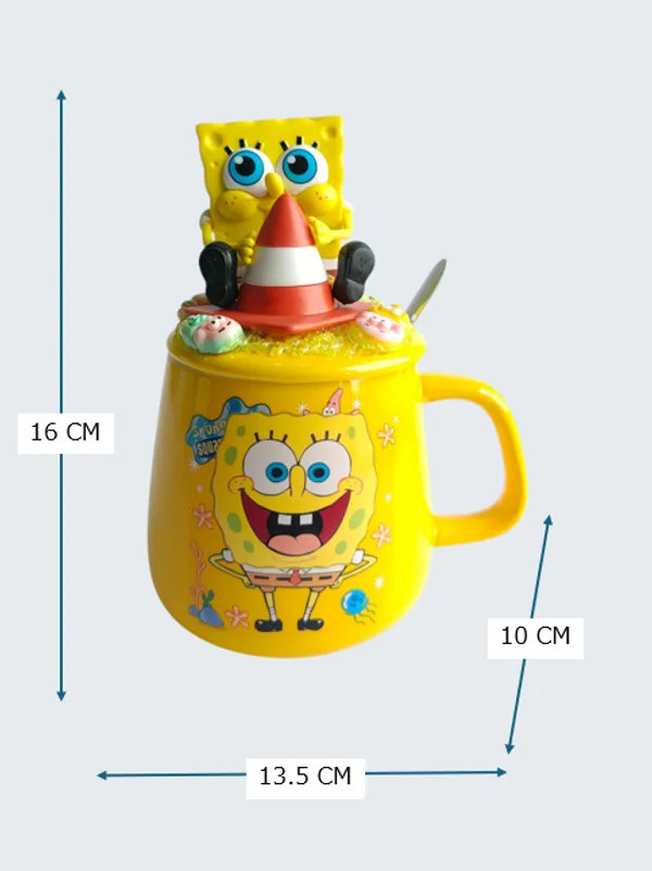 SpongeBob_3D-_Mug_&_Lid_Set_-Cone_Jelly_Jam_Edition
