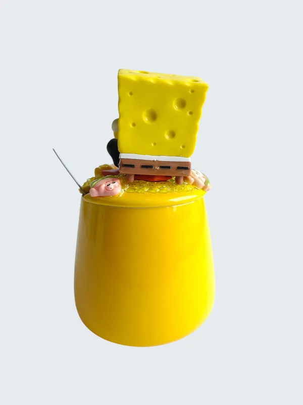 SpongeBob_3D-_Mug_&_Lid_Set_-Cone_Jelly_Jam_Edition