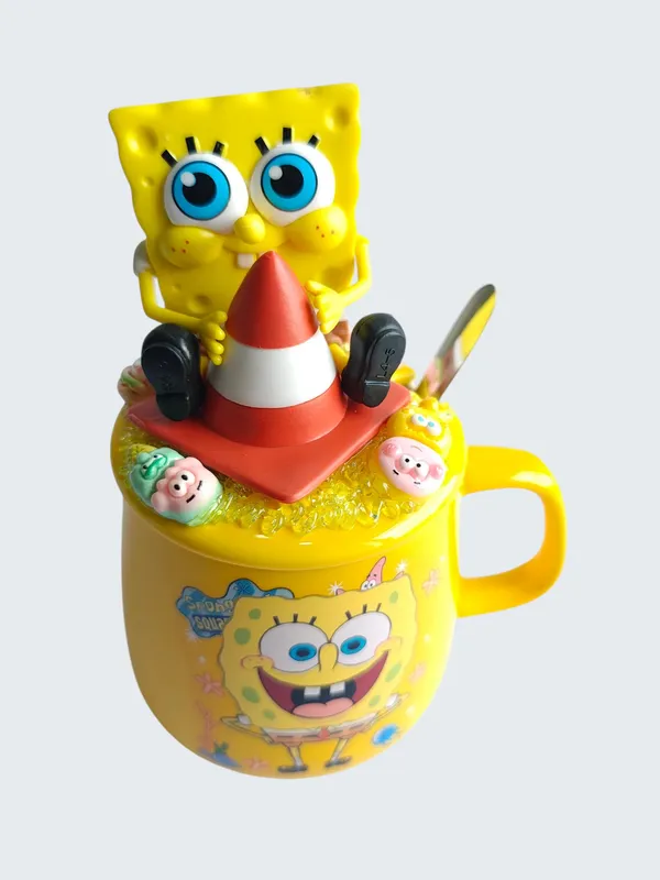 SpongeBob_3D-_Mug_&_Lid_Set_-Cone_Jelly_Jam_Edition