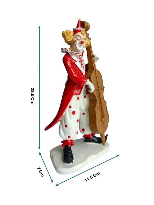 Cello_Musician_Clown_Figurine