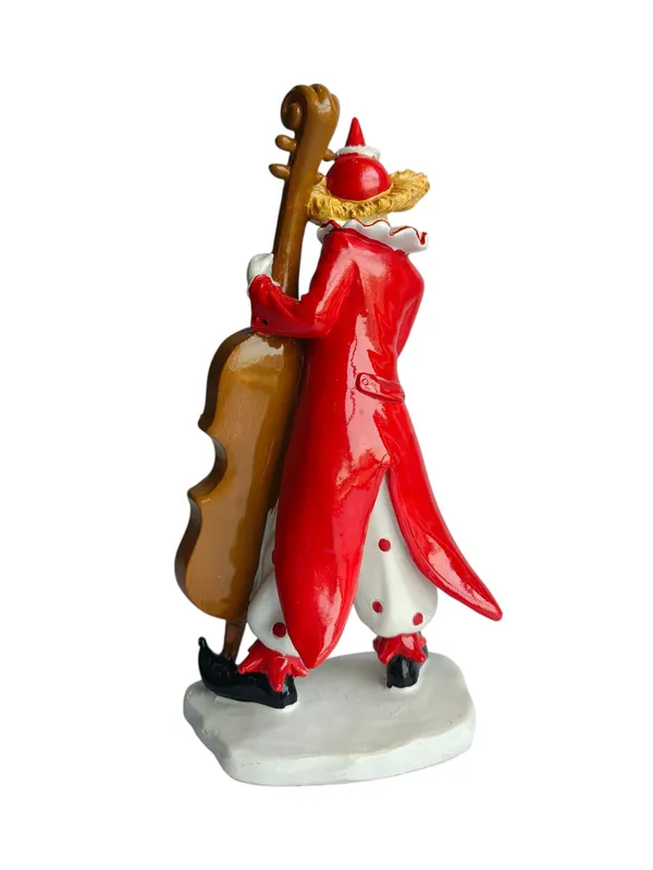 Cello_Musician_Clown_Figurine