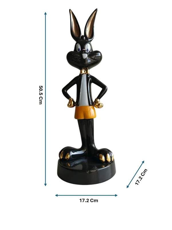 Pure_Black_Boss_Bunny_-_Luxury_Ceramic_Sculpture_Large