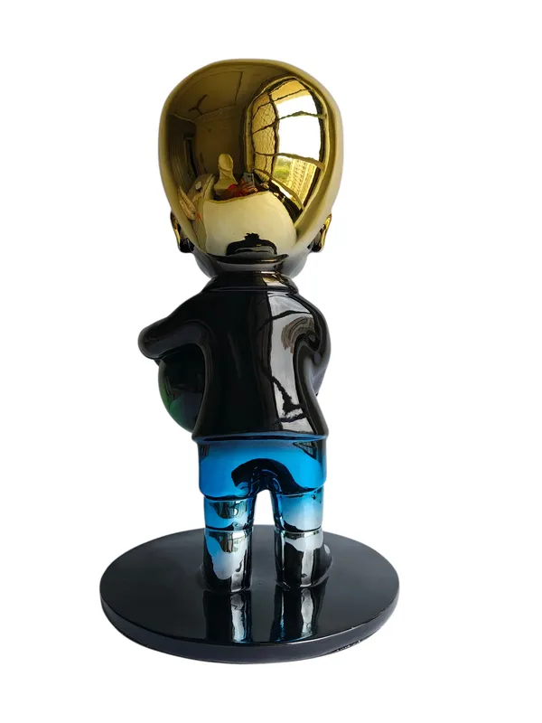 Richie_Rich_Pop_Art_Sculpture_with_Gold_Head_&_Green_Money_Bag