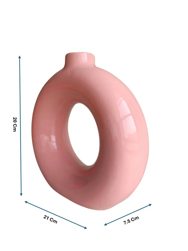 The_Pink_Donut_Vase_-_"Blush_Ring"